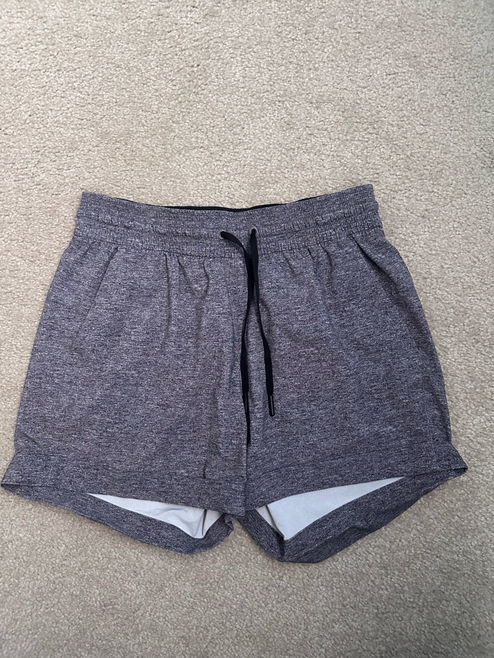lululemon Women’s Charcoal Heather Athletic Shorts